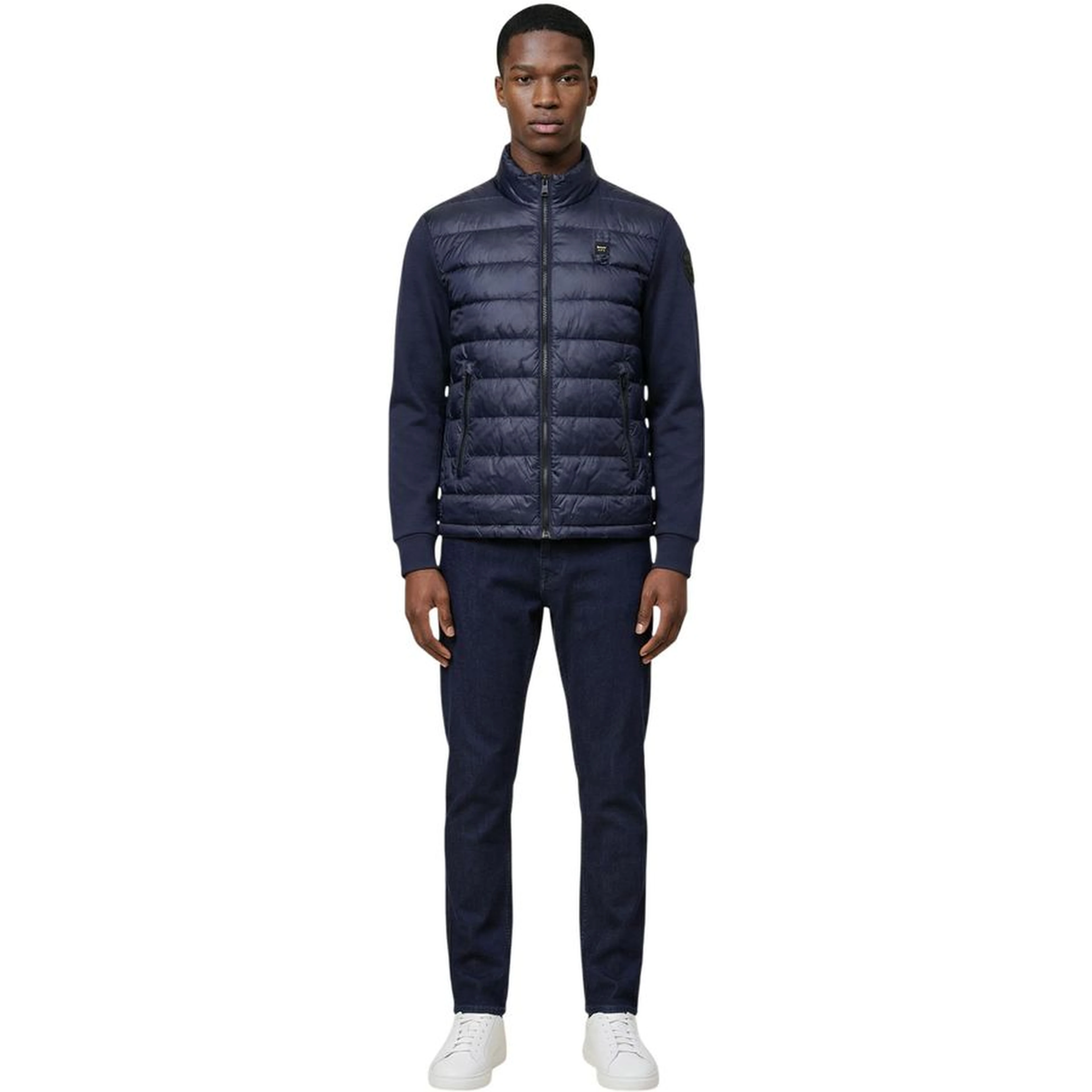 Blue Polyamide Shell Jacket