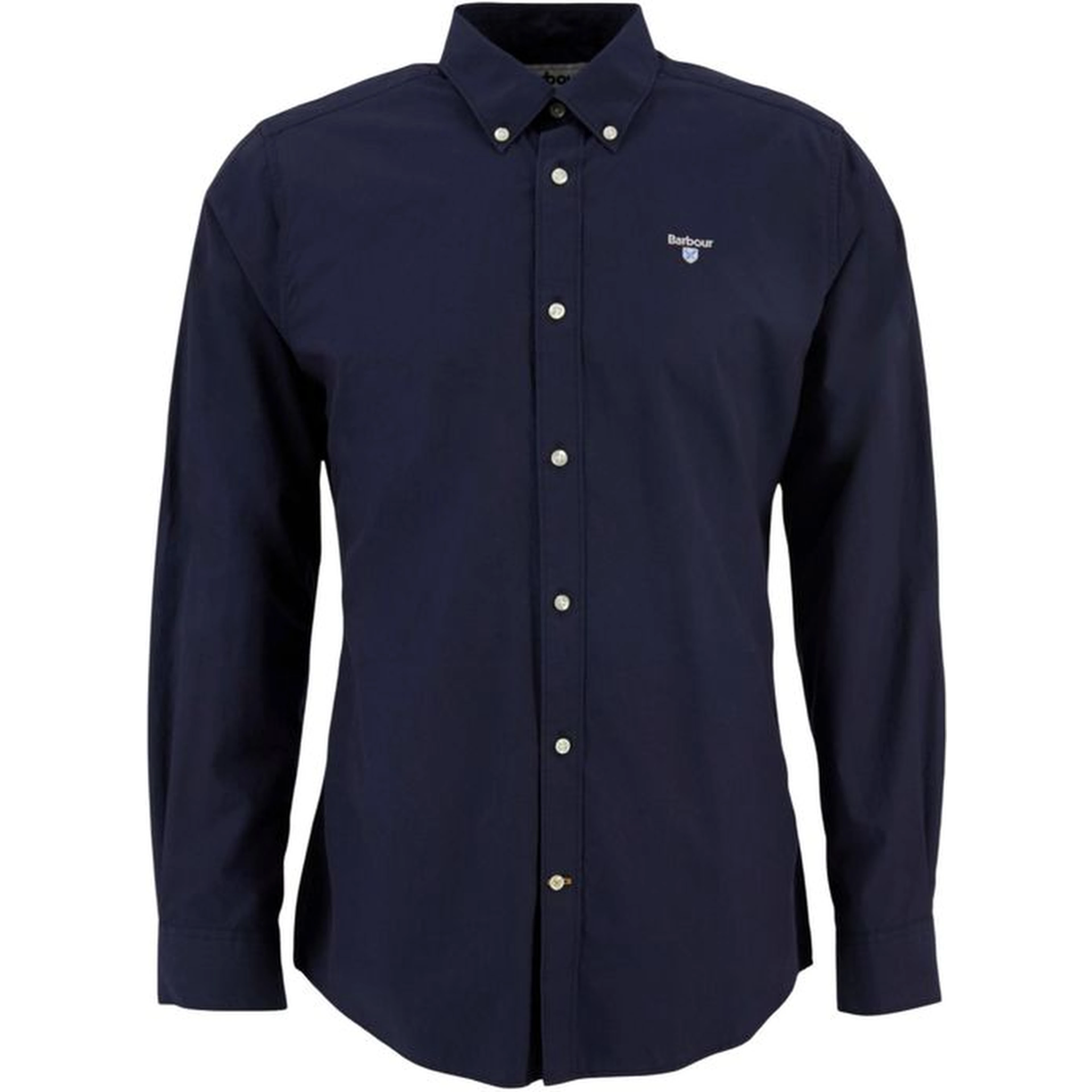 Blue Cotton Dress Shirt