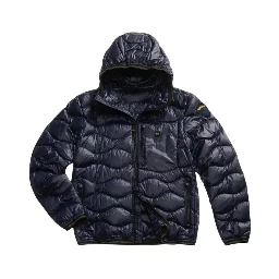 Blue Polyamide Shell Jacket