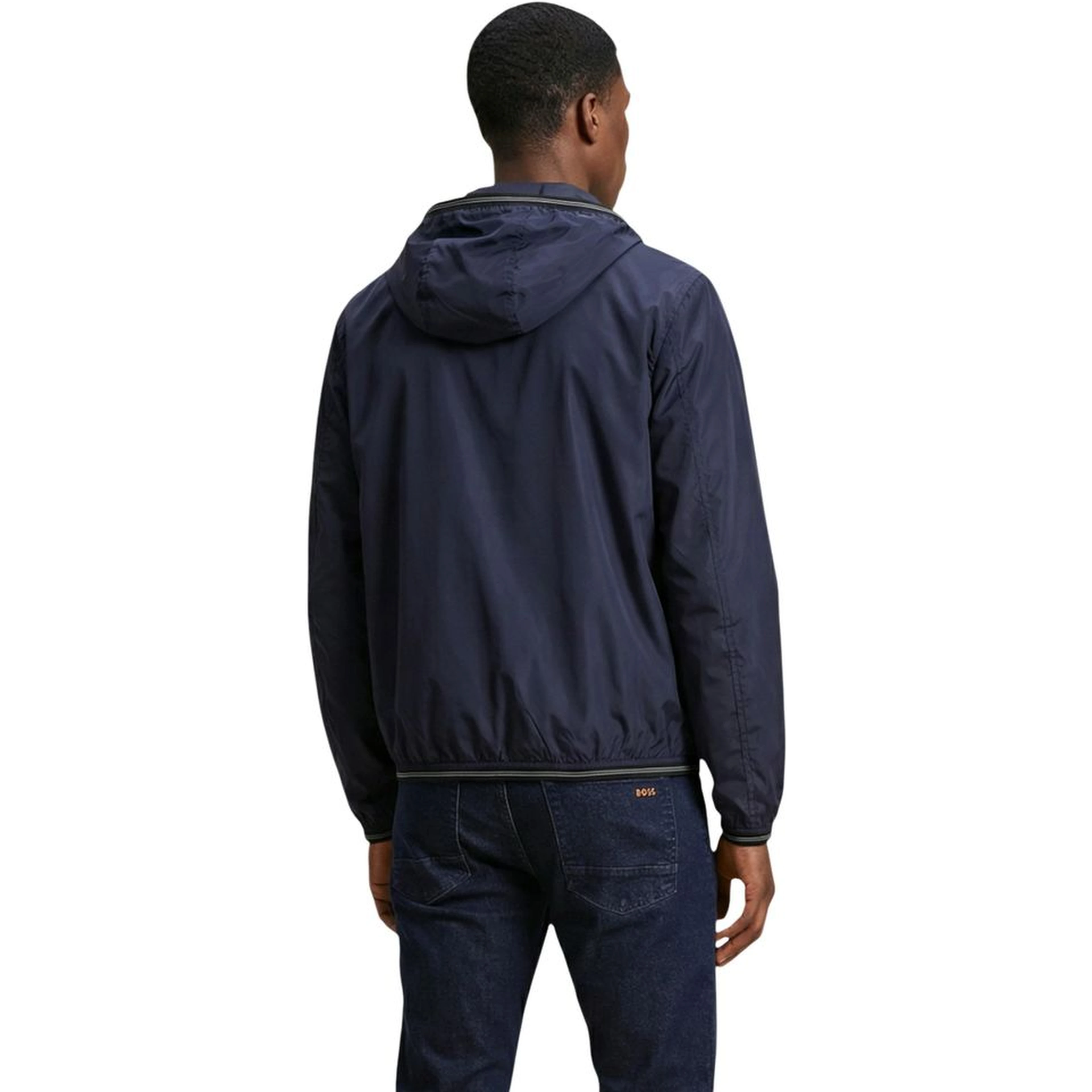 Blue Polyamide Shell Jacket