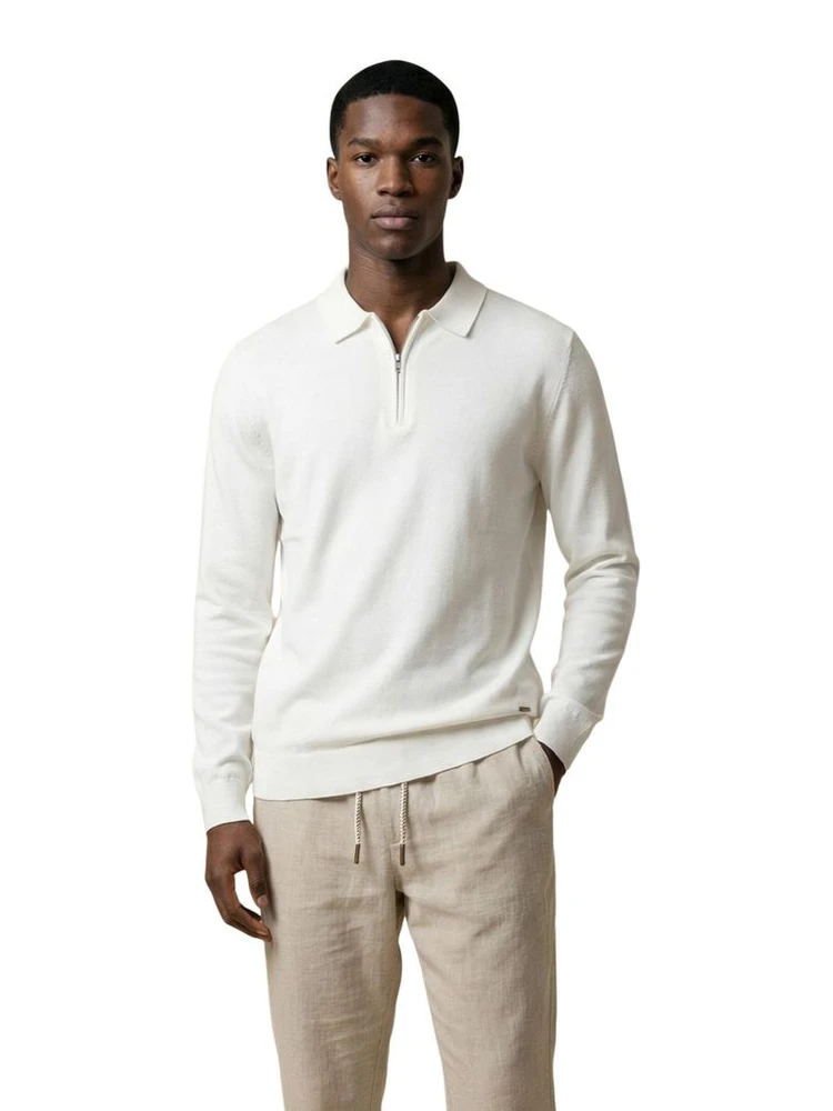 White Viscose Sweatshirt