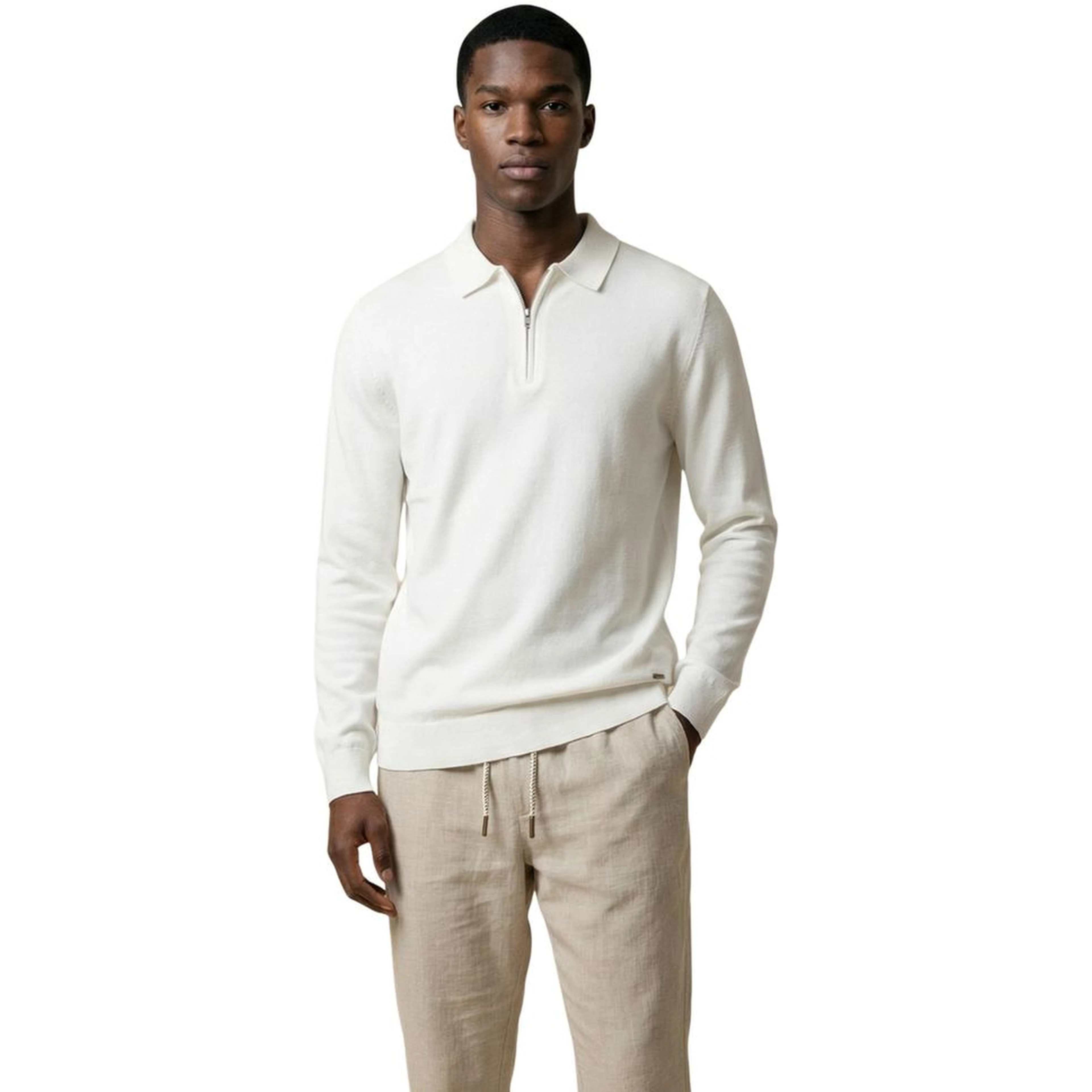 White Viscose Sweatshirt