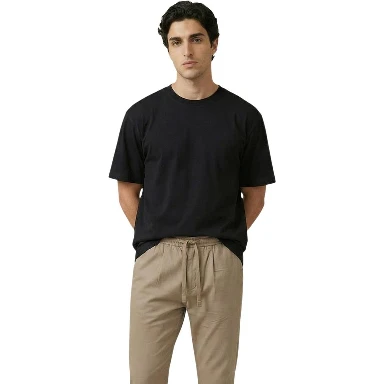 Black Cotton T-Shirt