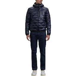 Blue Polyamide Shell Jacket