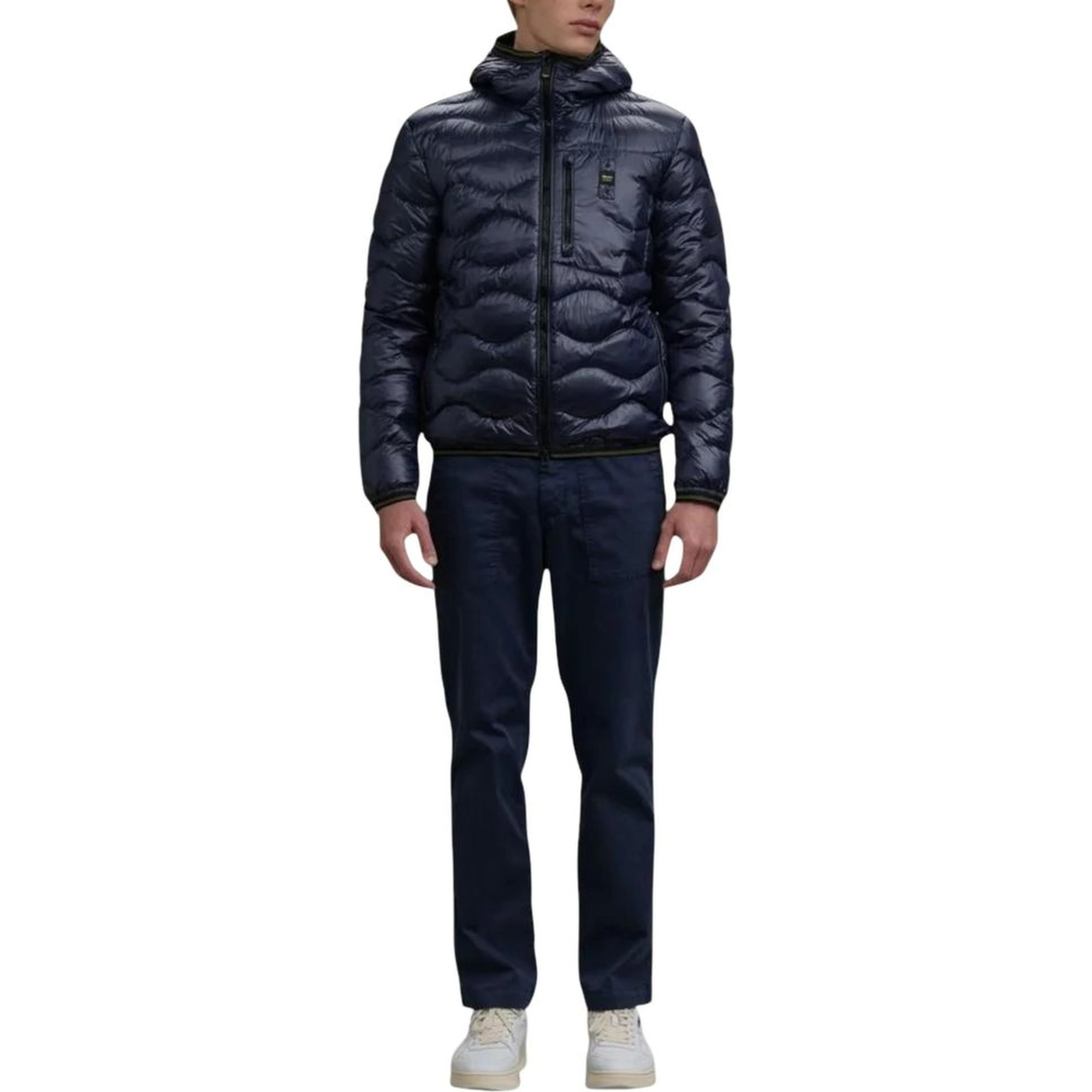 Blue Polyamide Shell Jacket