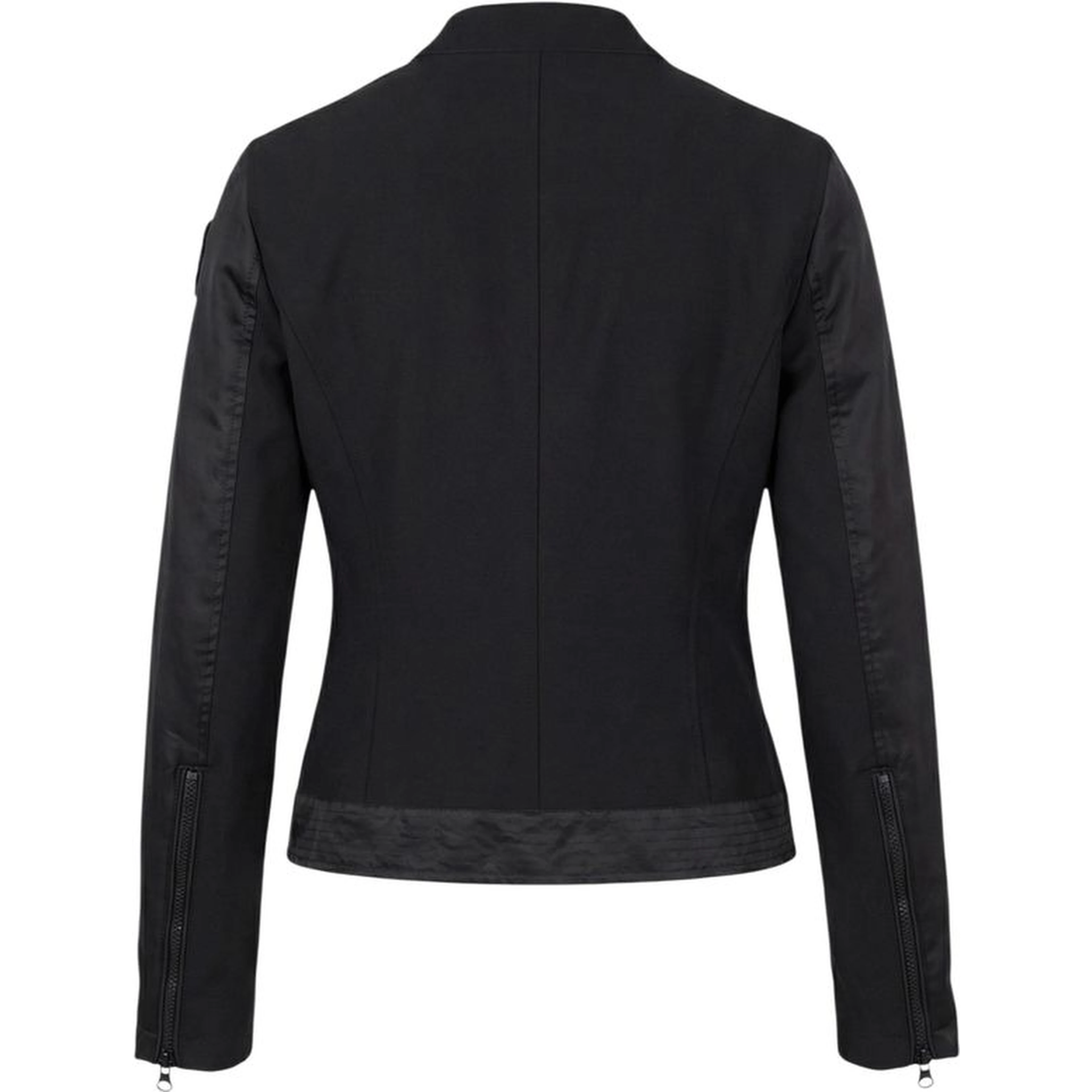Black Polyamide Biker Jacket