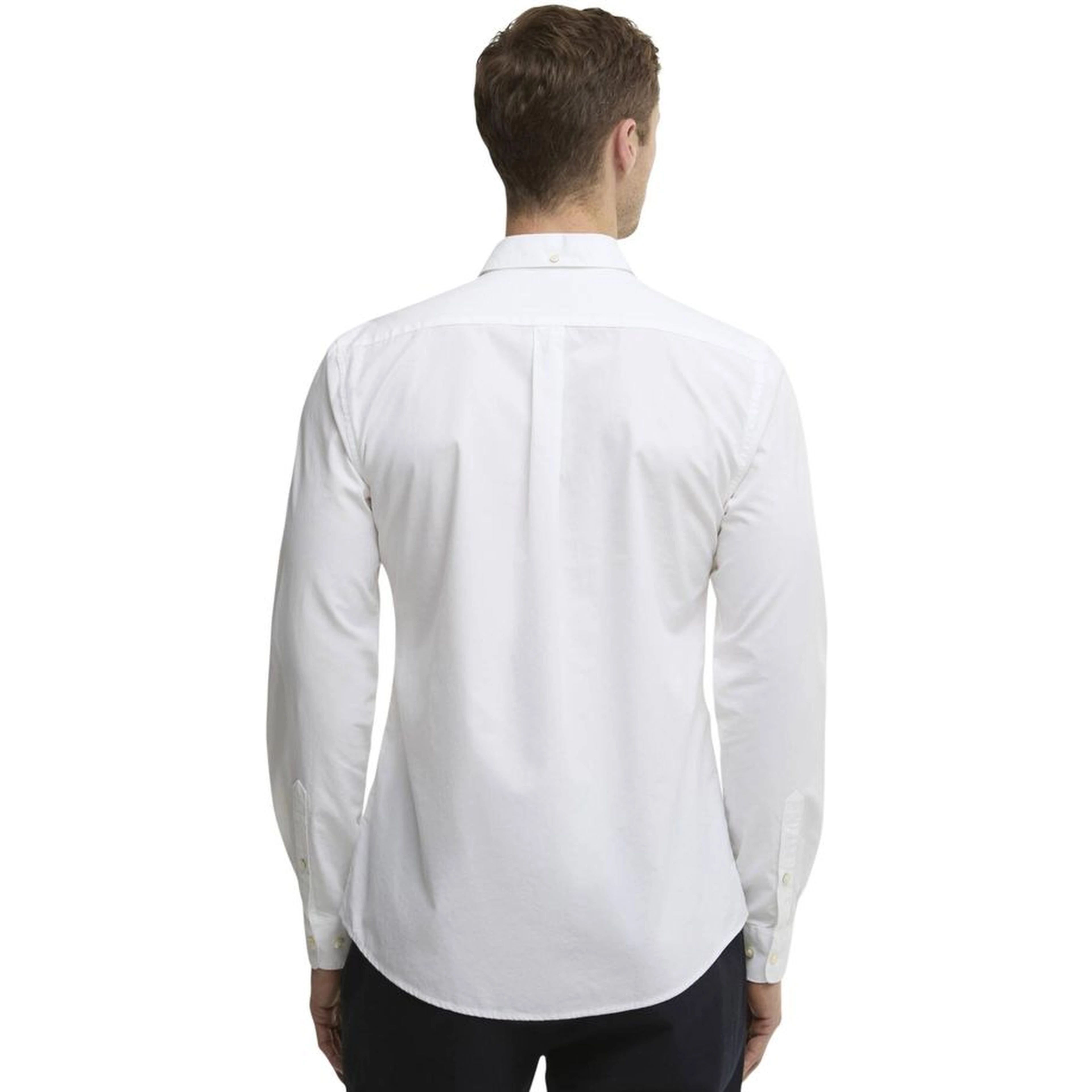 White Cotton Dress Shirt