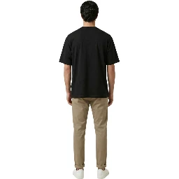 Black Cotton T-Shirt