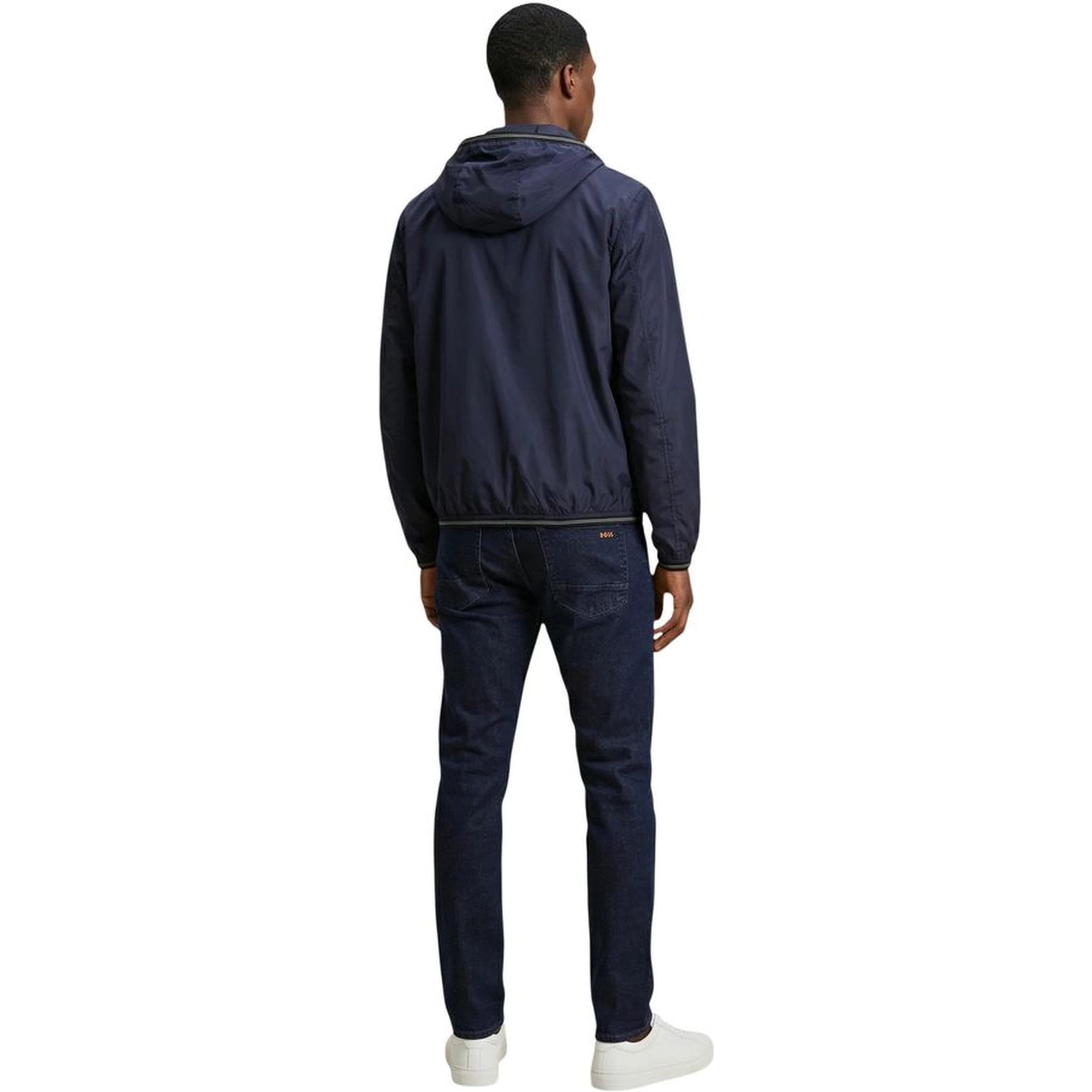 Blue Polyamide Shell Jacket