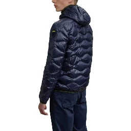 Blue Polyamide Shell Jacket