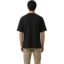 Black Cotton T-Shirt