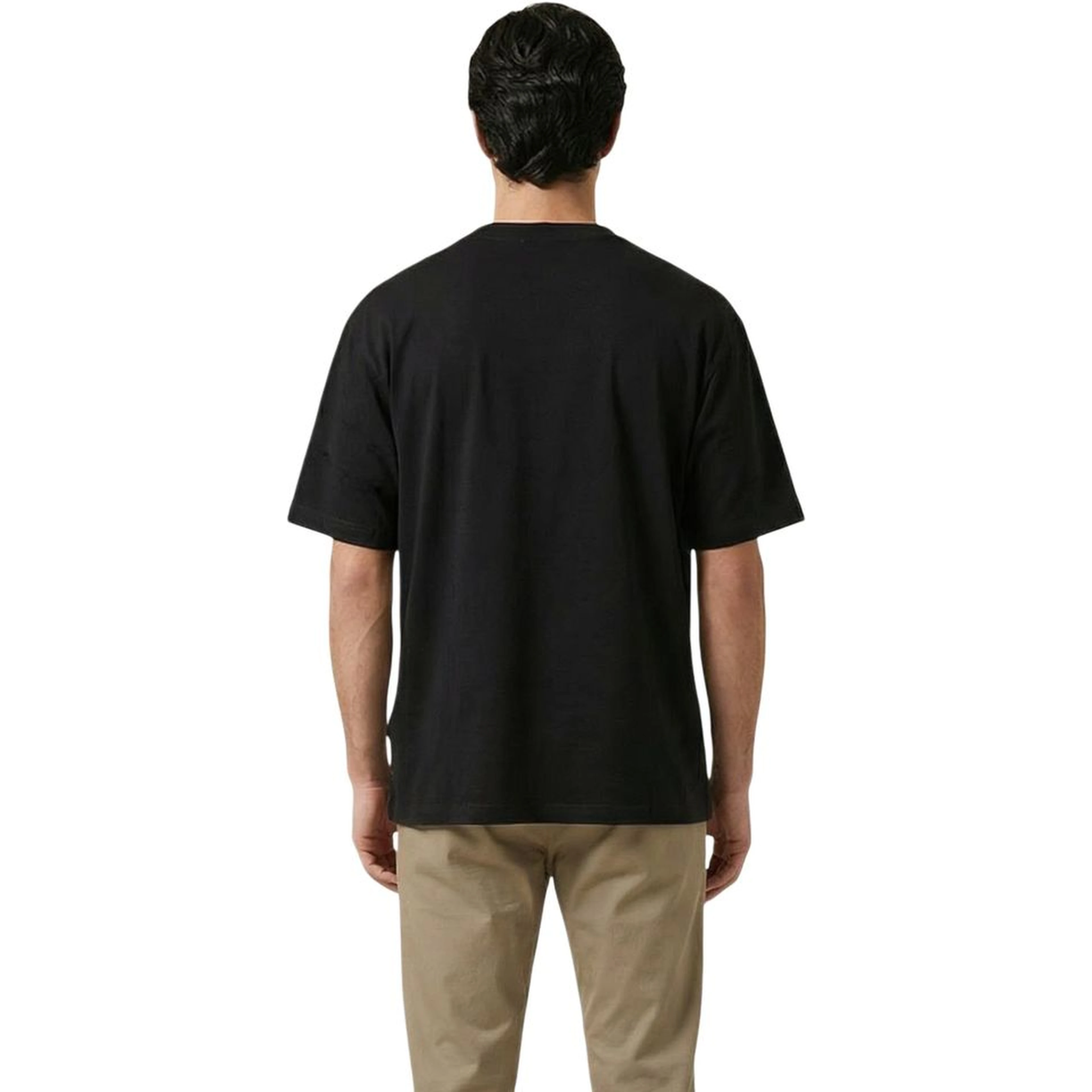 Black Cotton T-Shirt