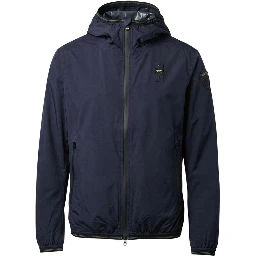 Blue Polyamide Shell Jacket