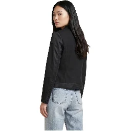 Black Polyamide Biker Jacket