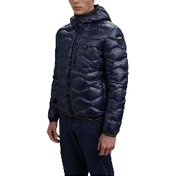 Blue Polyamide Shell Jacket