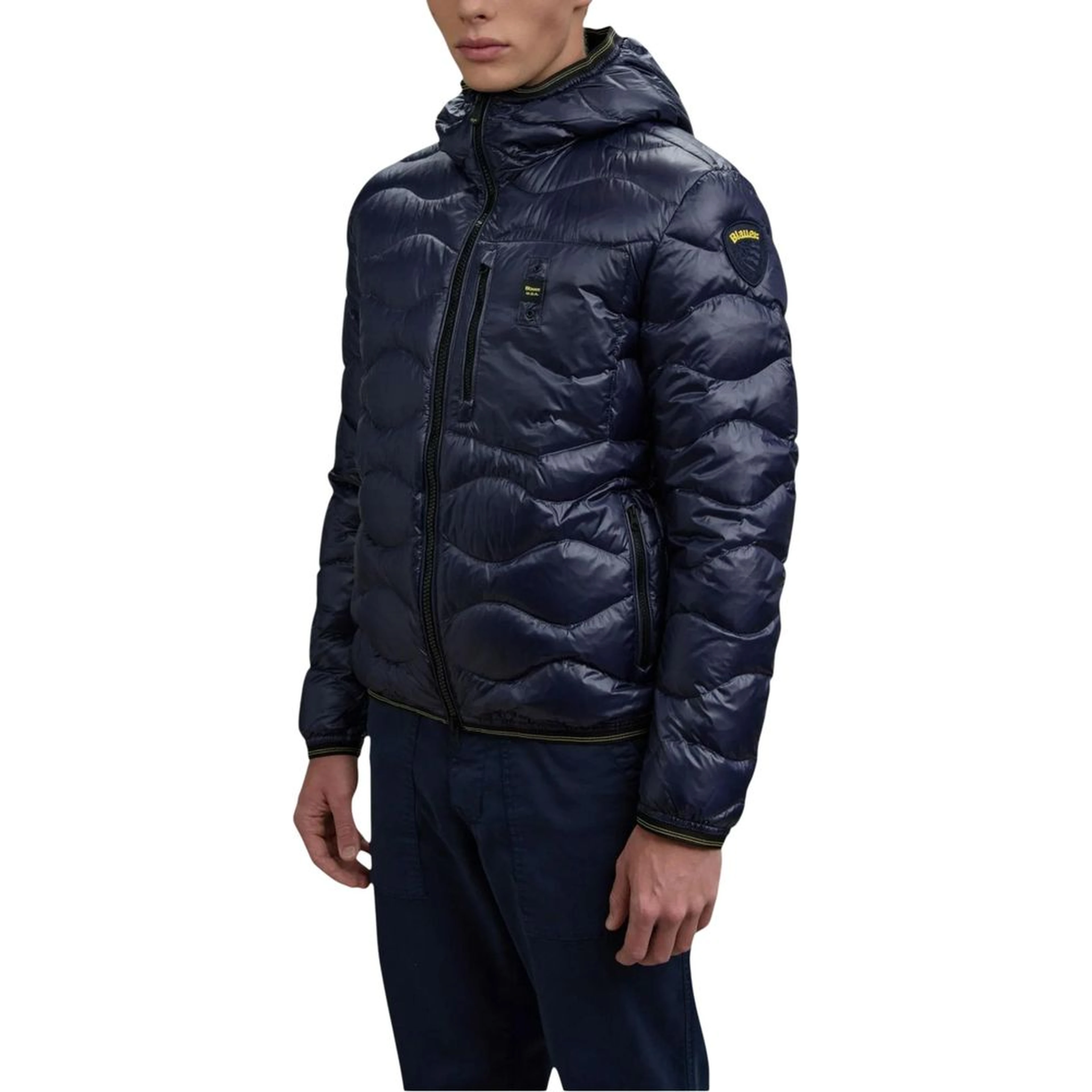 Blue Polyamide Shell Jacket