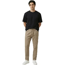 Black Cotton T-Shirt
