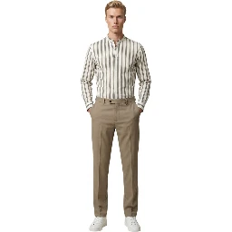 White Cotton Pattern Shirt