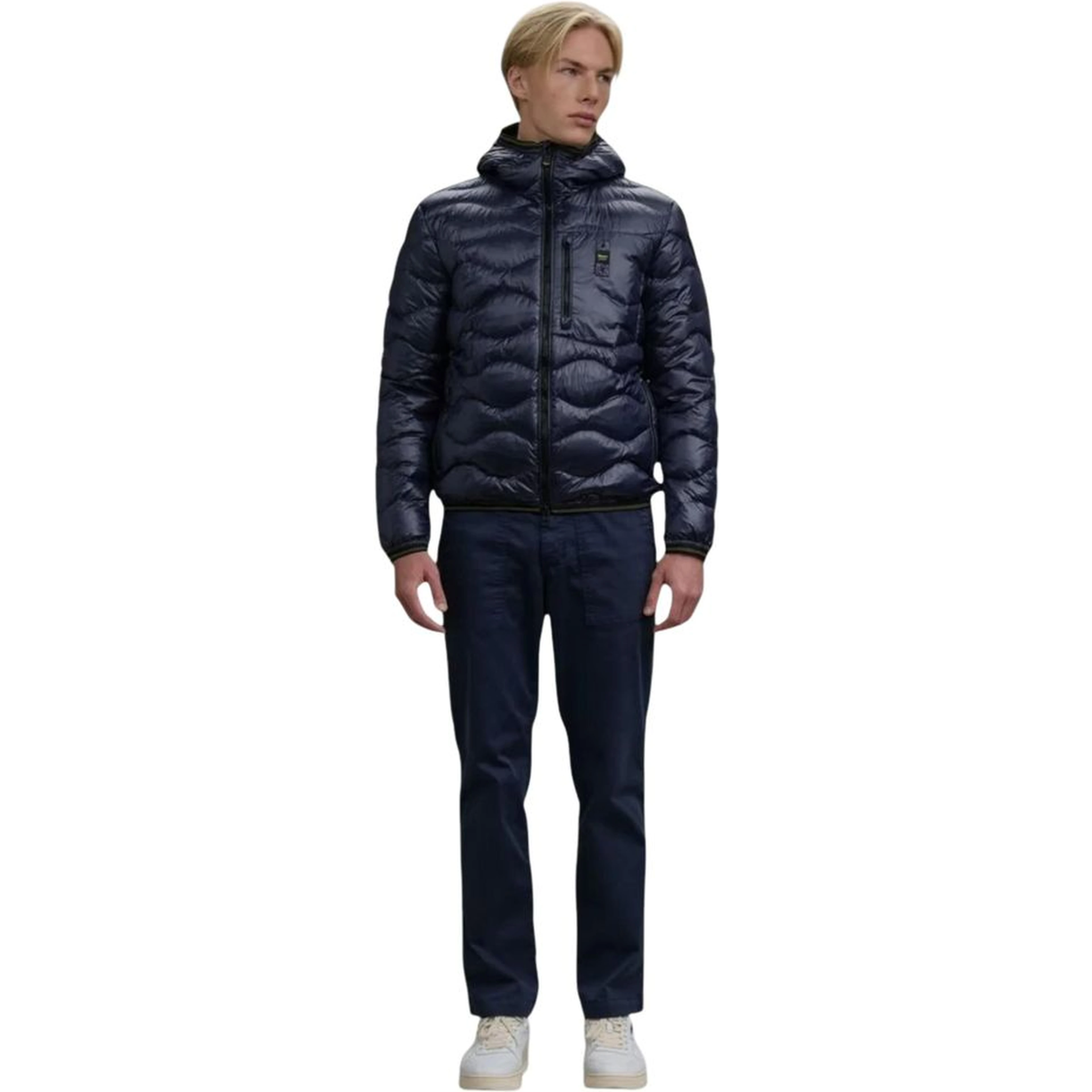 Blue Polyamide Shell Jacket