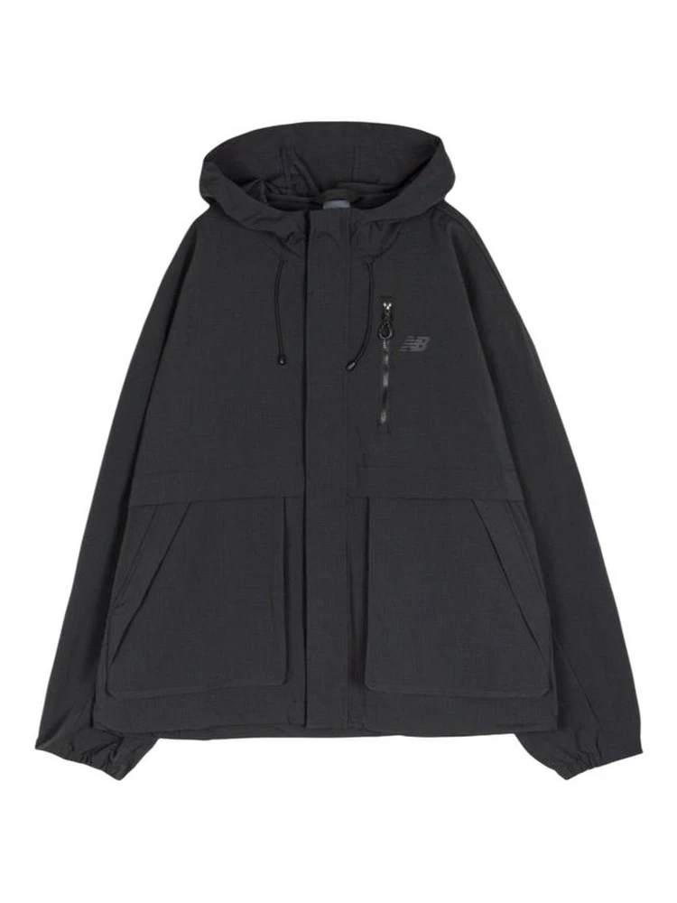 Black Nylon Shell Jacket