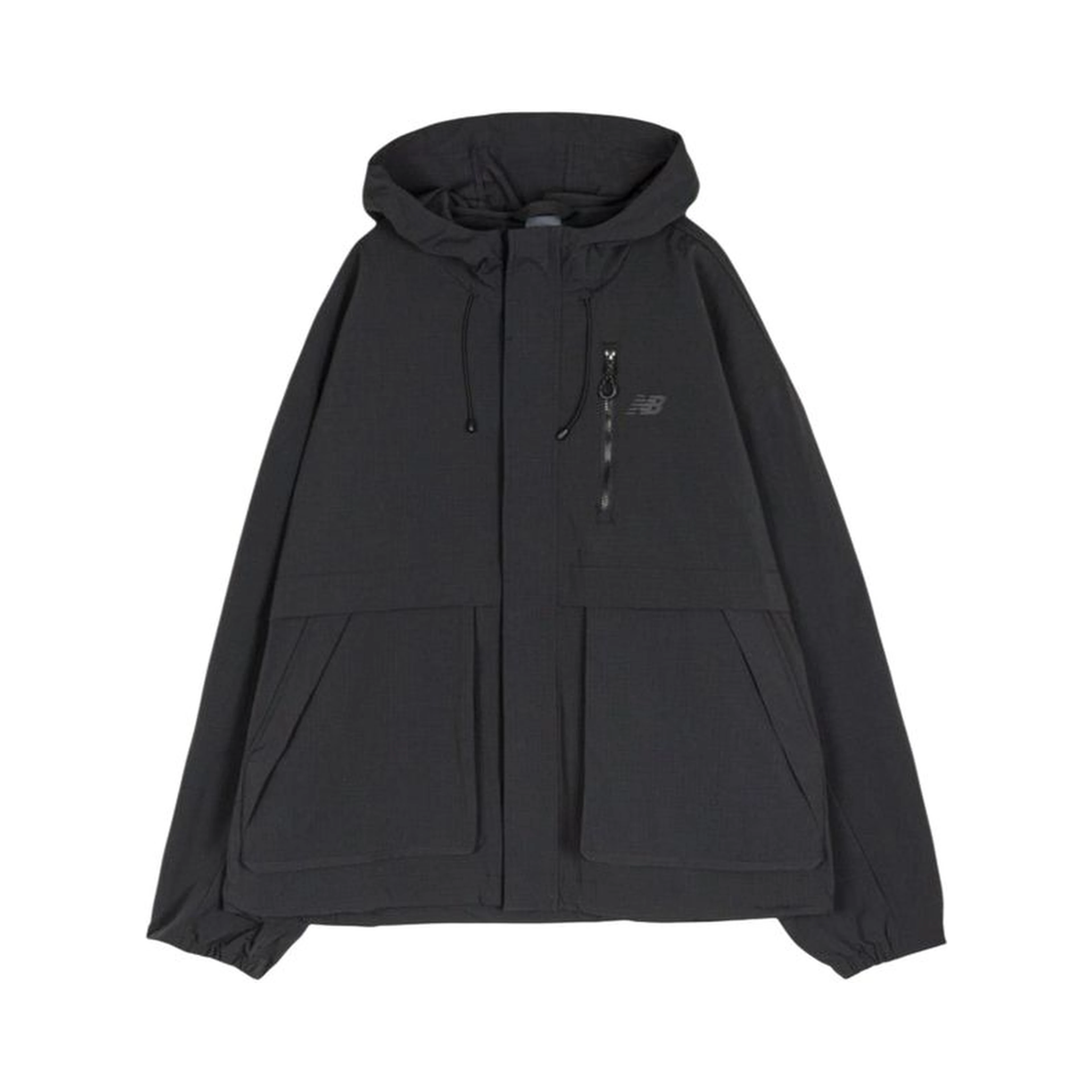 Black Nylon Shell Jacket