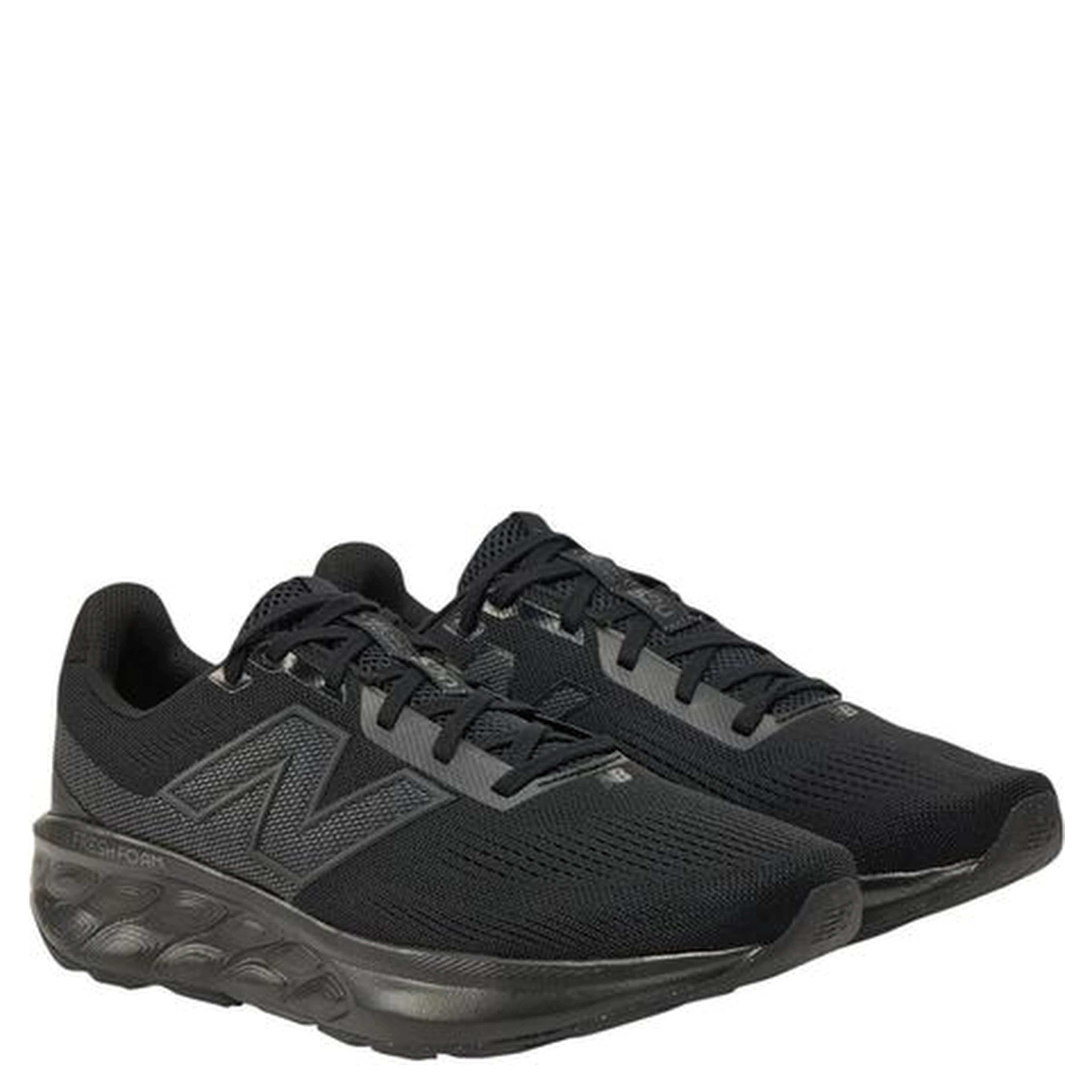 Black Synthetic Athletic Sneakers