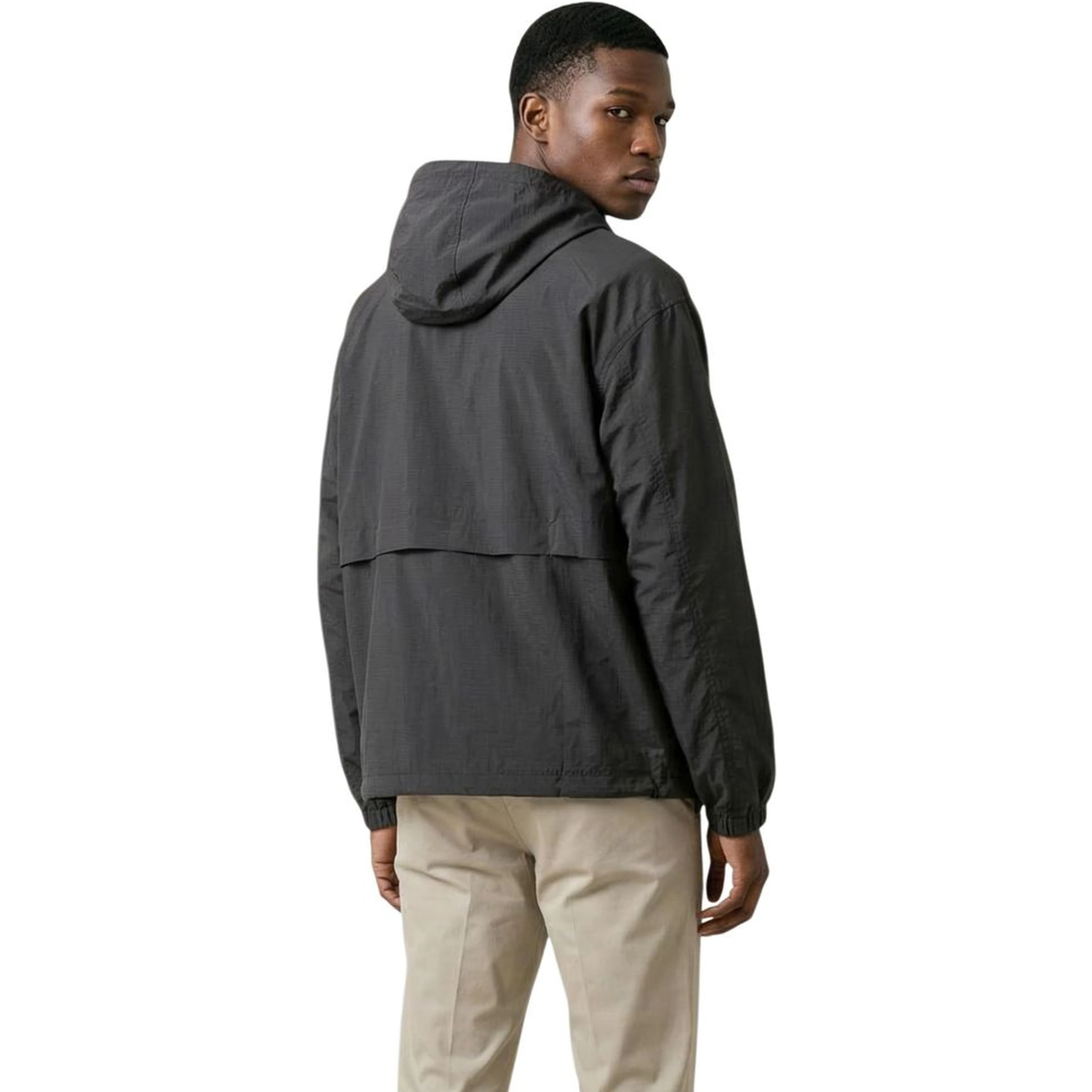 Black Nylon Shell Jacket