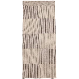 Beige Viscose Long Skirt
