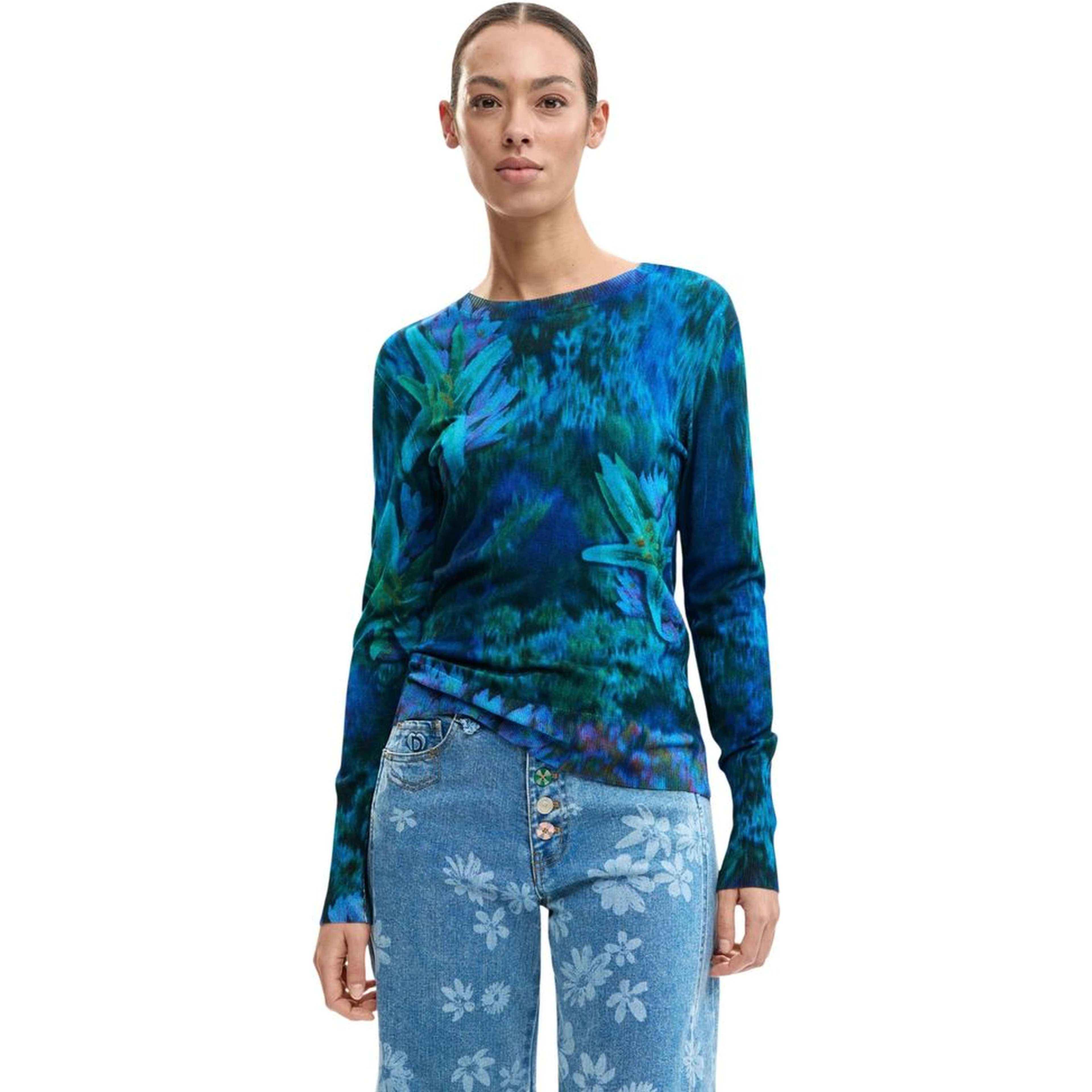 Green Viscose Sweatshirt