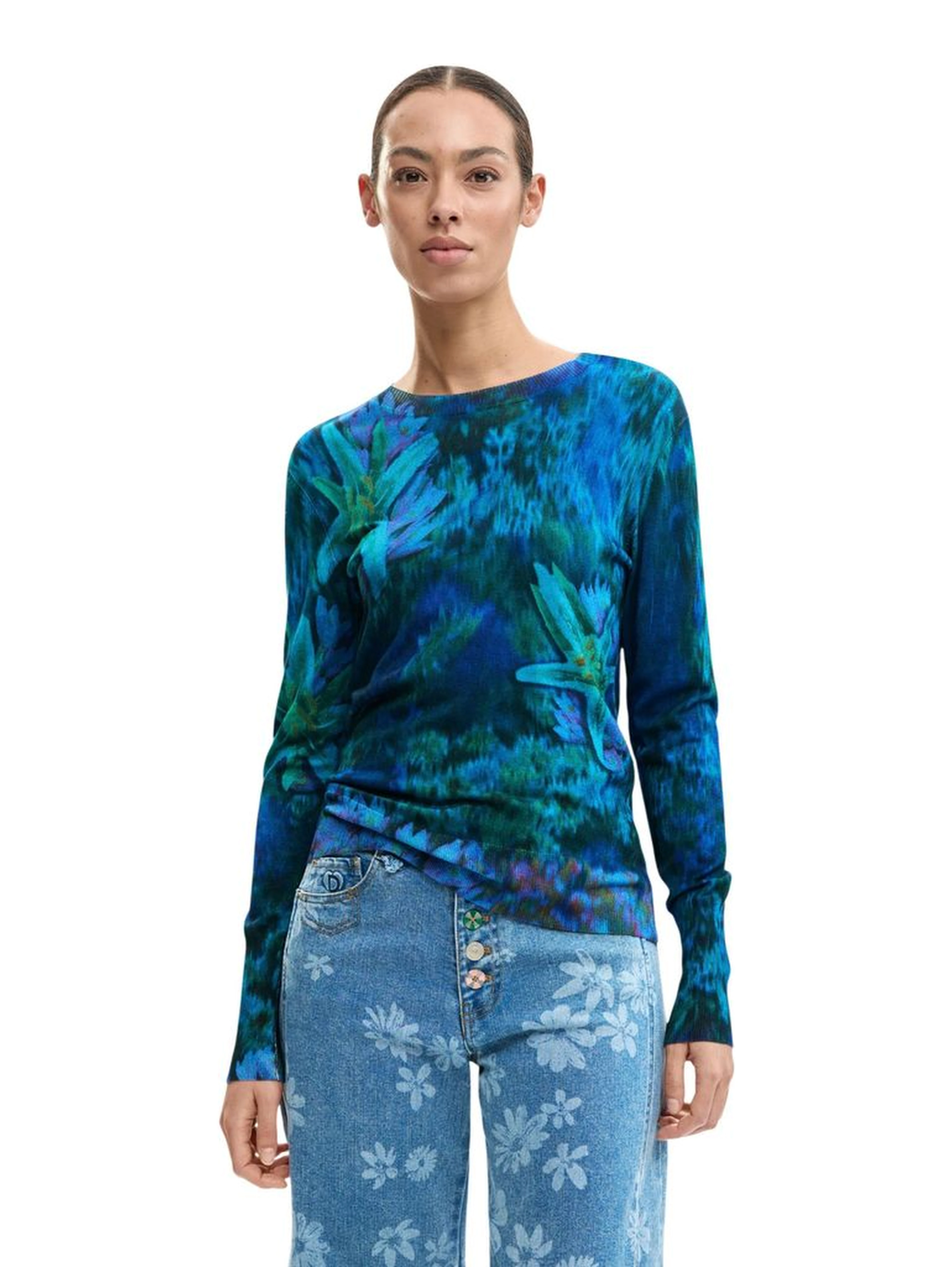 Green Viscose Sweatshirt