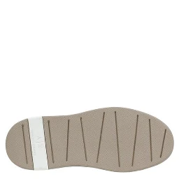 Cream Leather Low Top Sneakers