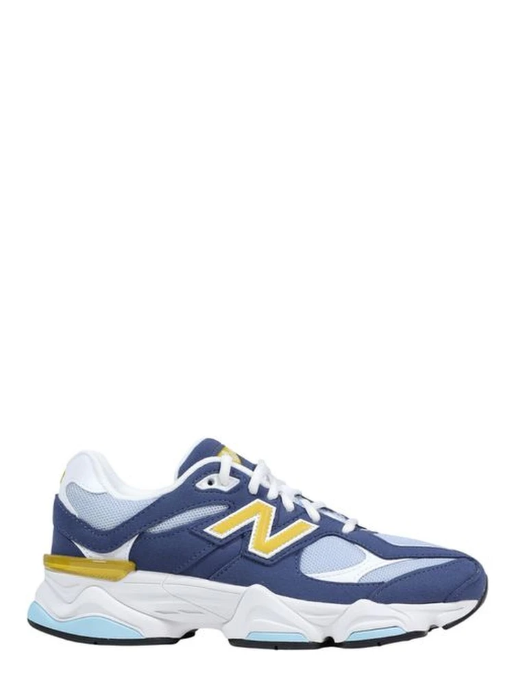 Blue Suede Leather Athletic Sneakers