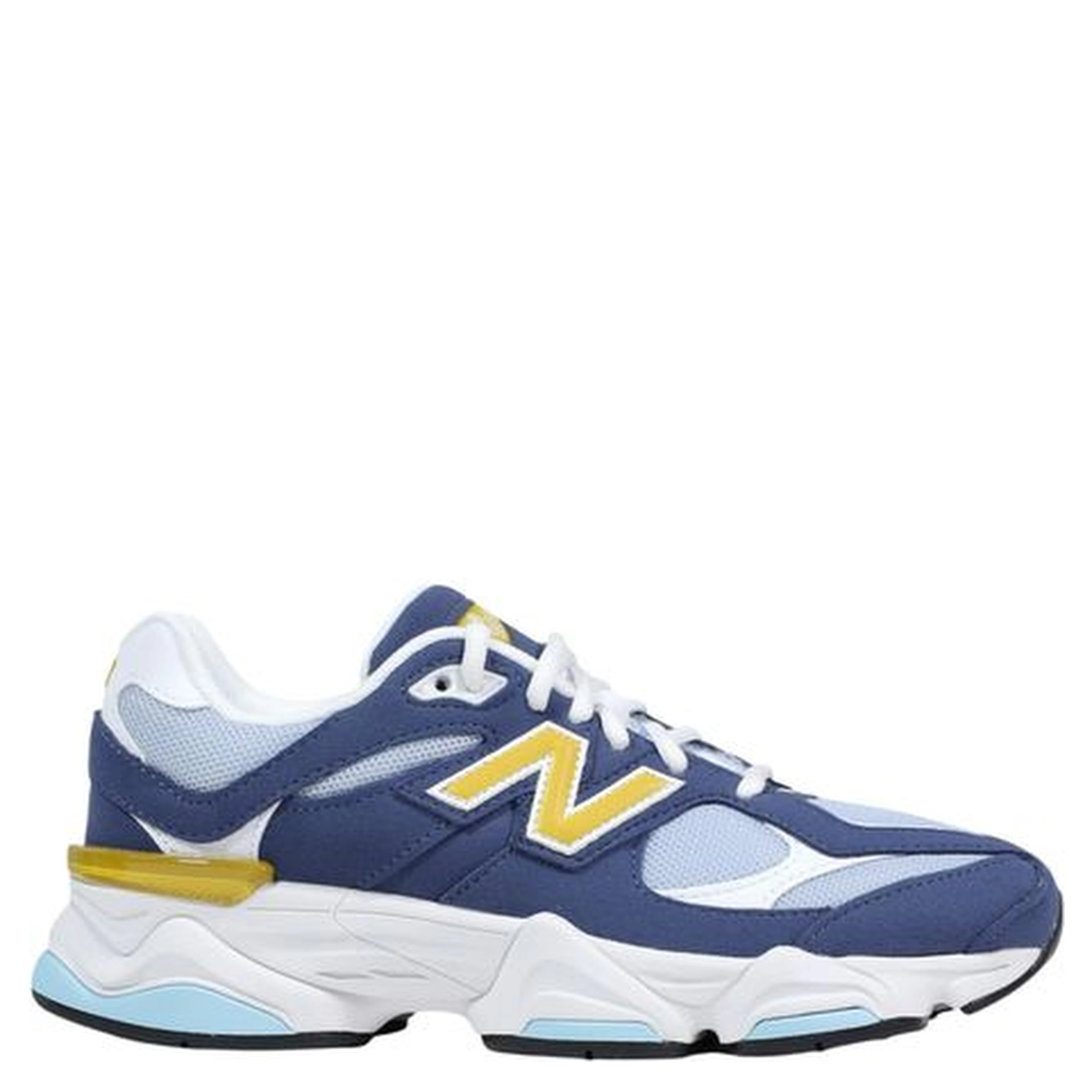 Blue Suede Leather Athletic Sneakers