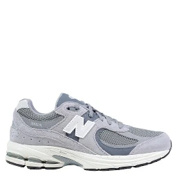 Gray Leather Athletic Sneakers