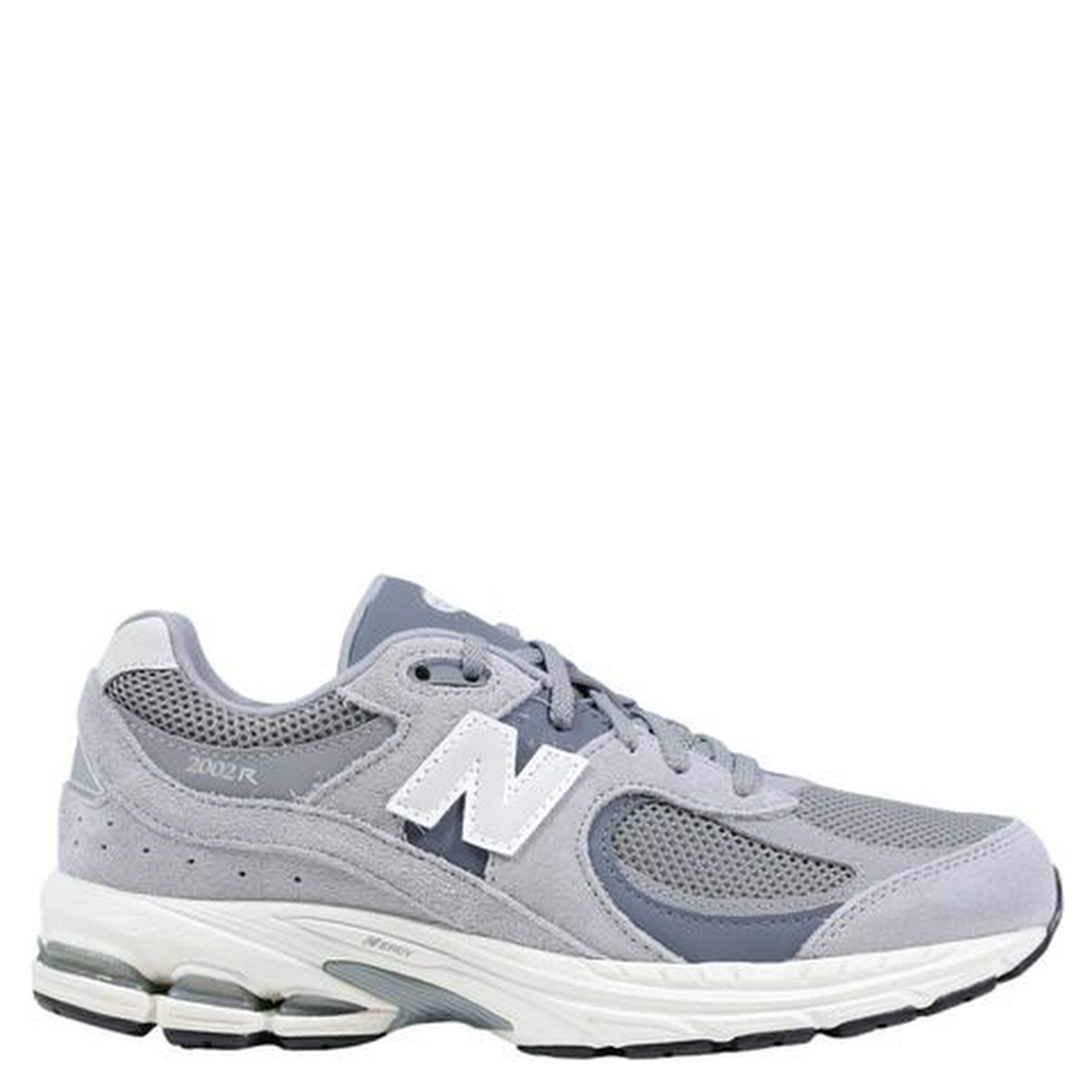 Gray Leather Athletic Sneakers