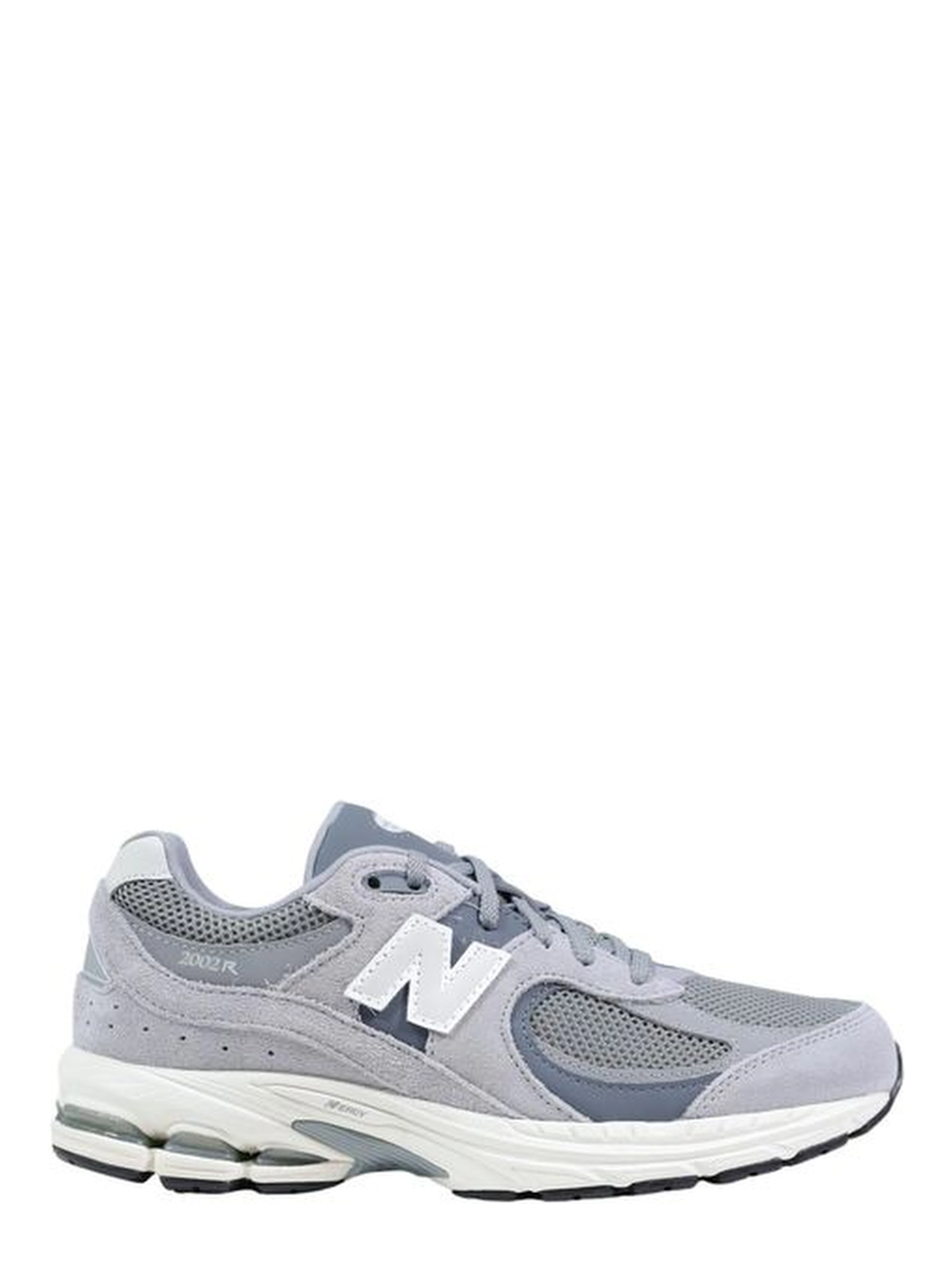 Gray Leather Athletic Sneakers