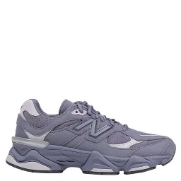 Gray Suede Leather Chunky Sneakers