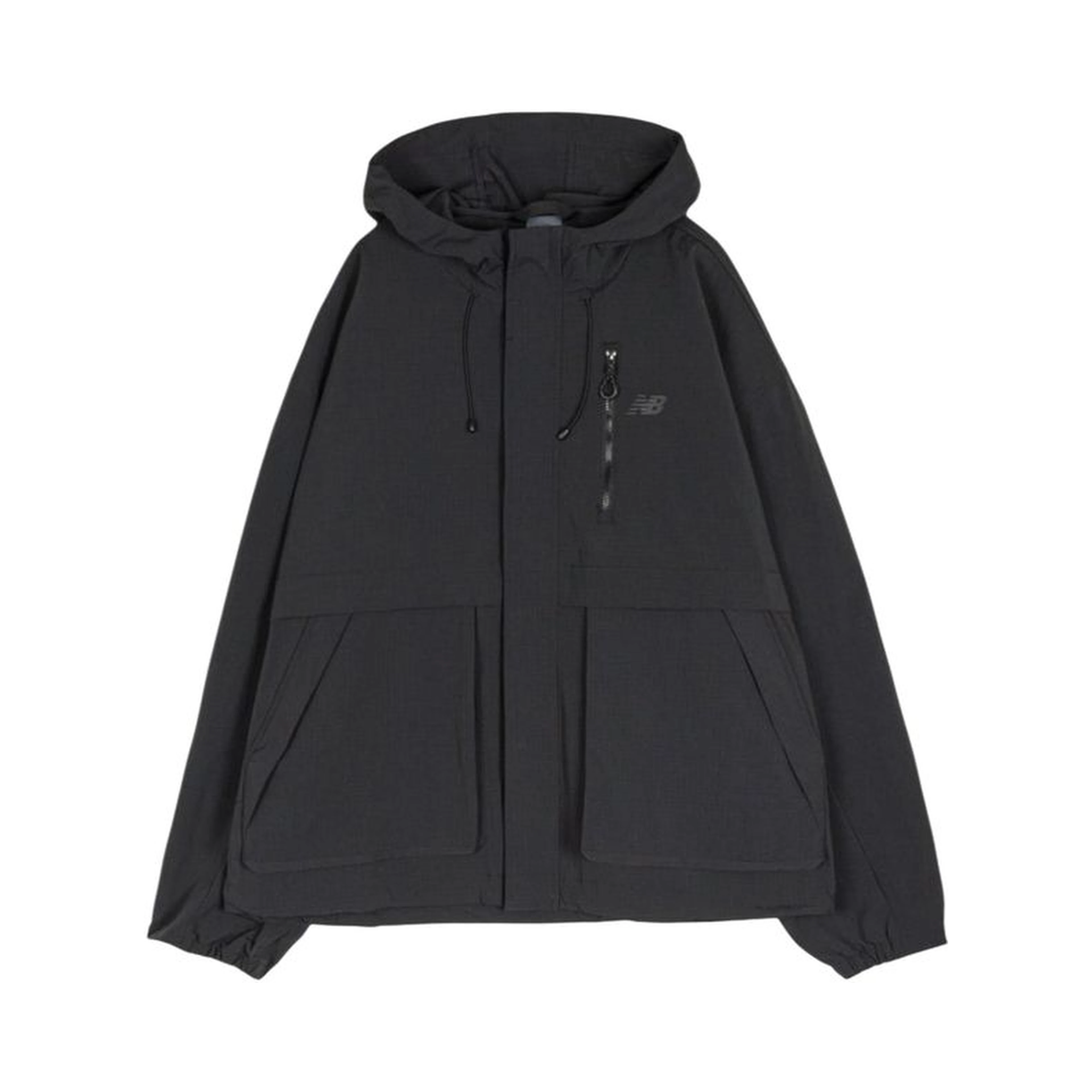 Black Nylon Shell Jacket