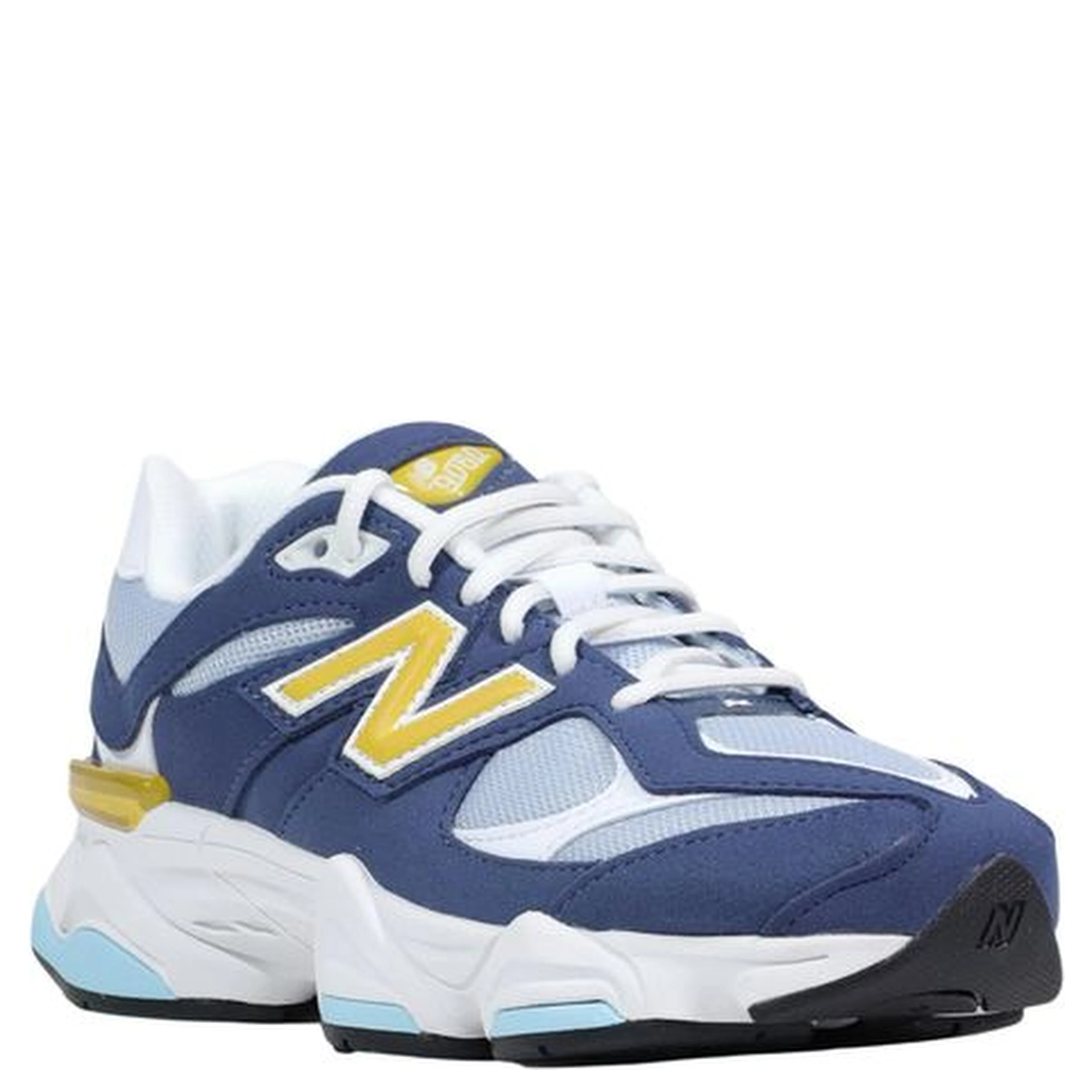 Blue Suede Leather Athletic Sneakers