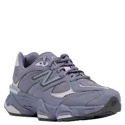 Gray Suede Leather Chunky Sneakers