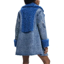 Blue Cotton Coat