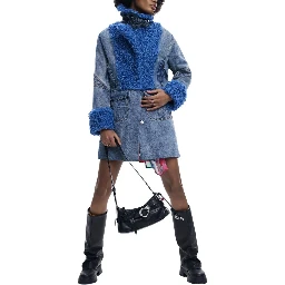 Blue Cotton Coat