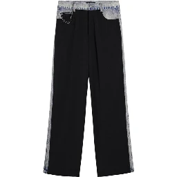 Black Polyester Pants