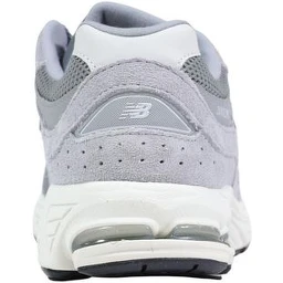Gray Leather Athletic Sneakers