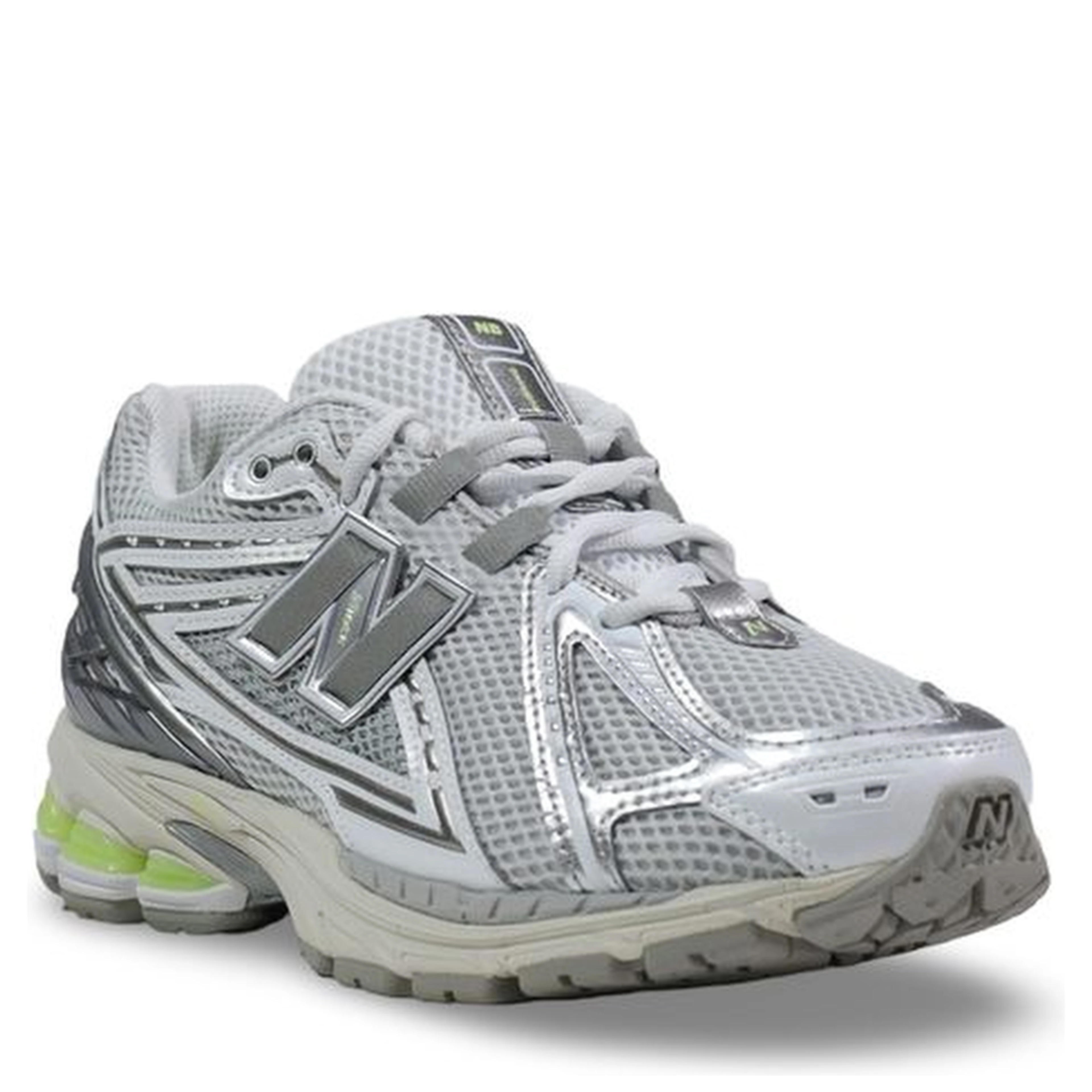 Gray Synthetic Athletic Sneakers
