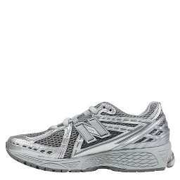 Silver Synthetic Athletic Sneakers