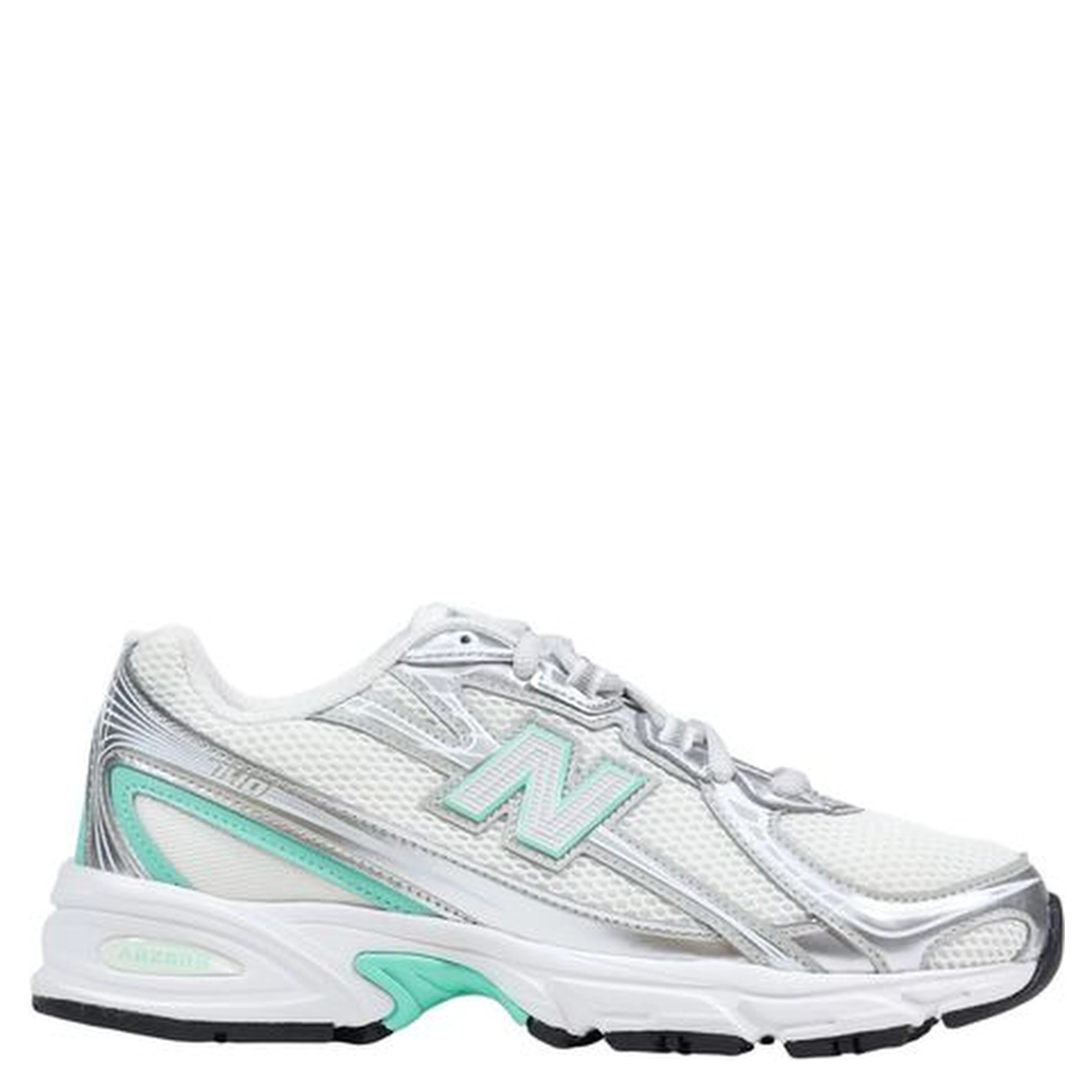 Silver Synthetic Athletic Sneakers