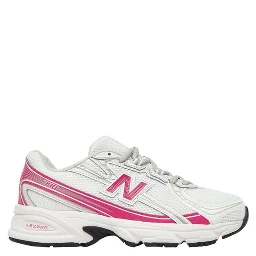 White Synthetic Athletic Sneakers