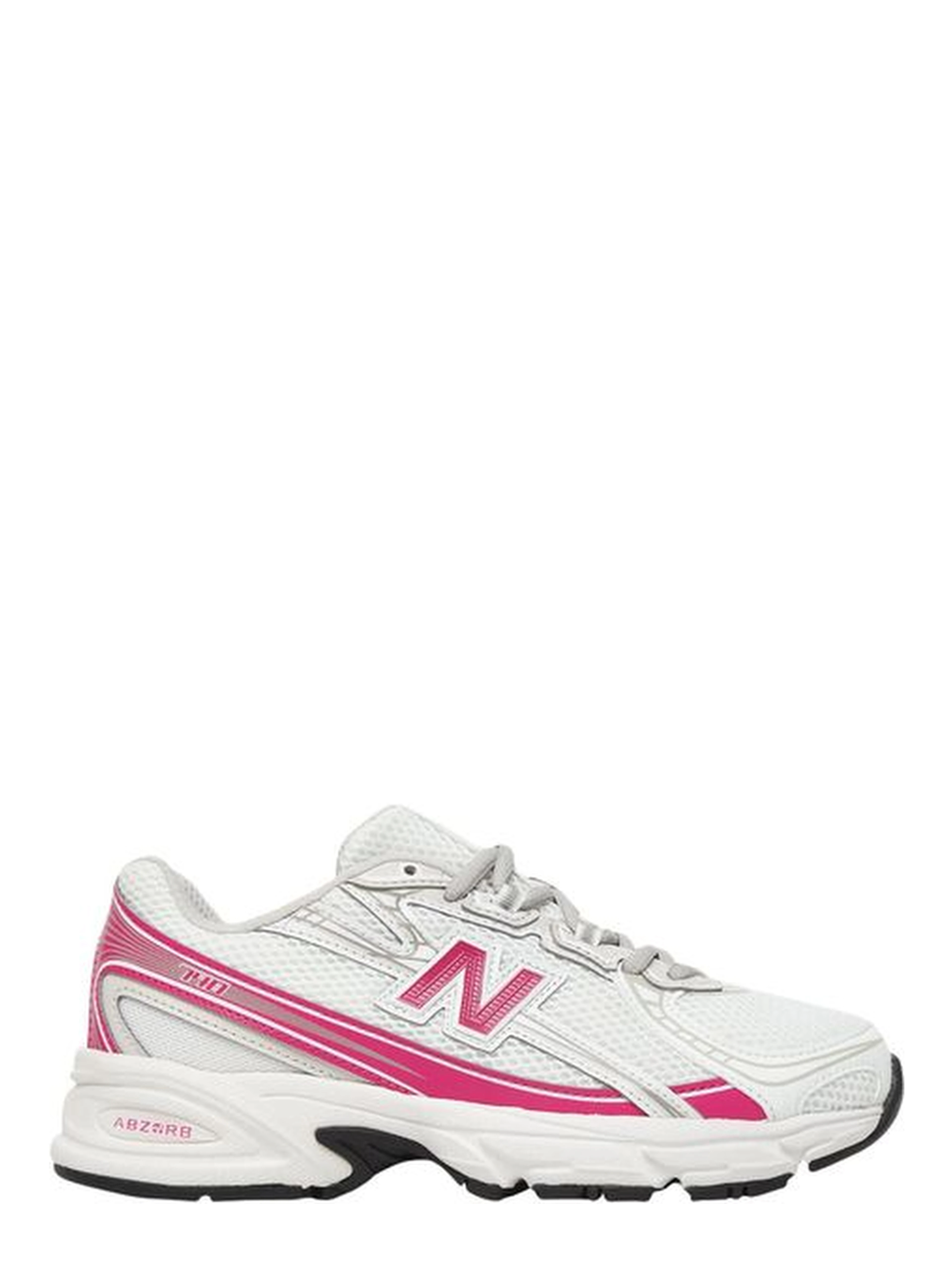 White Synthetic Athletic Sneakers