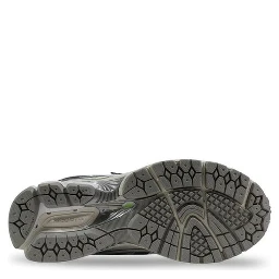 Gray Synthetic Athletic Sneakers